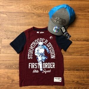 NWT Star Wars T-Shirt And Hat